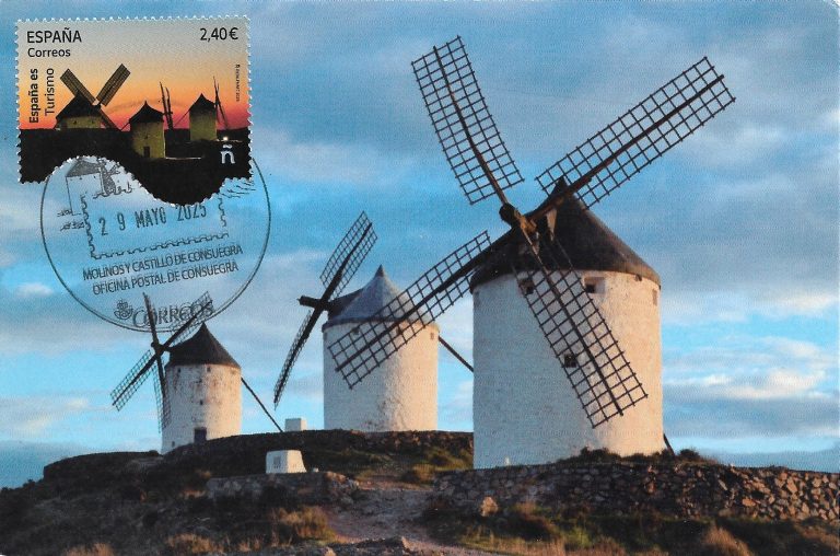TARJETA MAXIMA MOLINOS DE VIENTO DE CONSUEGRA