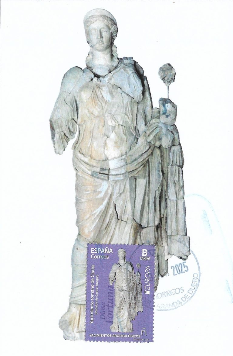 TARJETA MAXIMA DIOSA FORTUNA. YACIMIENTO DE CLUNIA